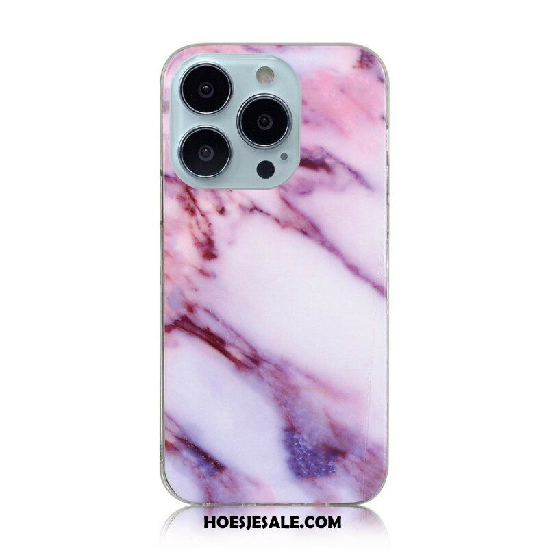 Hoesje voor iPhone 13 Pro Vereenvoudigd Marmer