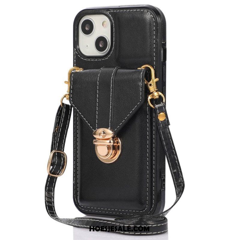 Hoesje voor iPhone 14 Portemonnee Crossbody-portemonnee