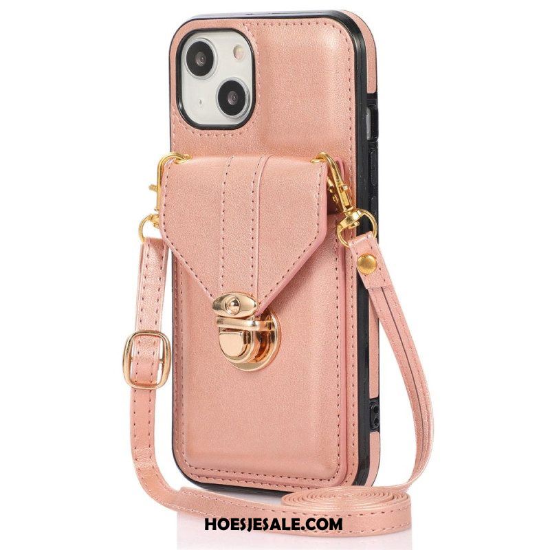 Hoesje voor iPhone 14 Portemonnee Crossbody-portemonnee