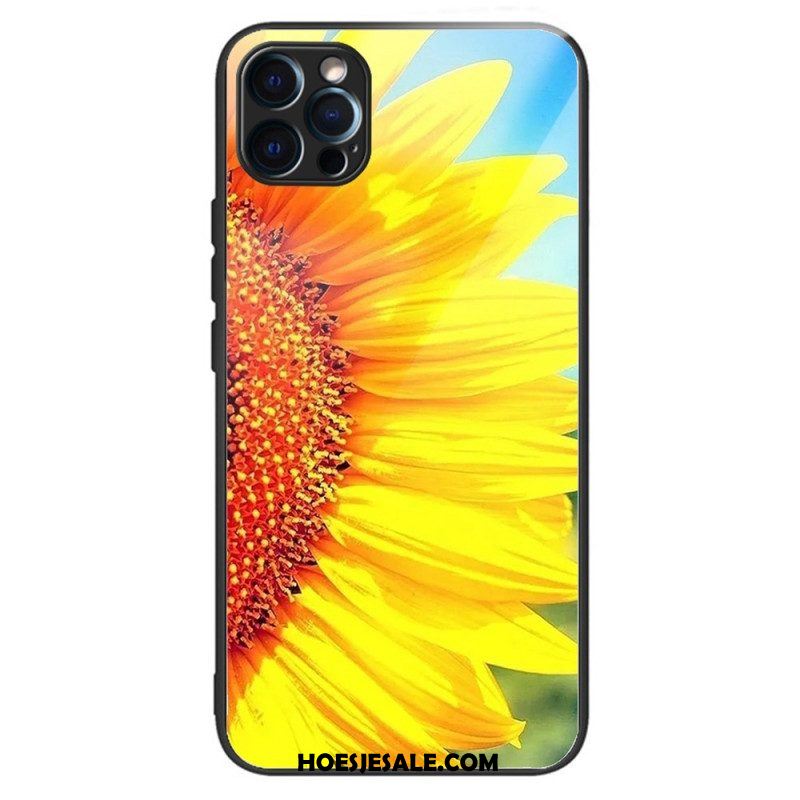 Hoesje voor iPhone 14 Pro Intense Zonnebloemen