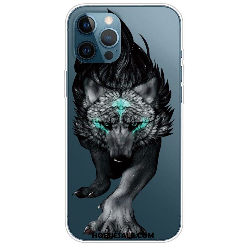 Hoesje voor iPhone 14 Pro Max Declinatie Wolf