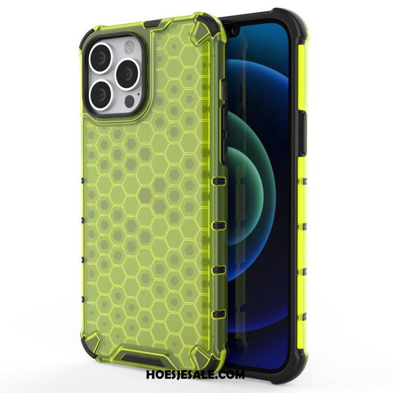 Hoesje voor iPhone 14 Pro Max Honingraatstijl