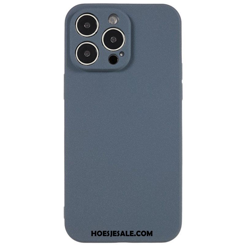 Hoesje voor iPhone 14 Pro Max Mat Siliconen