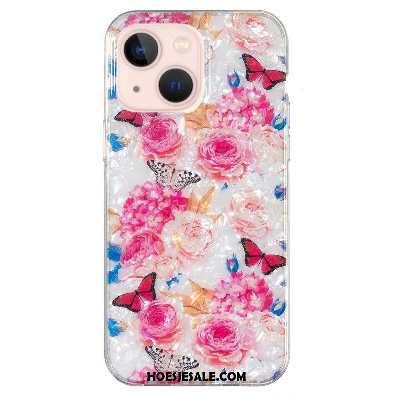 Hoesje voor iPhone 15 Plus Bloemen