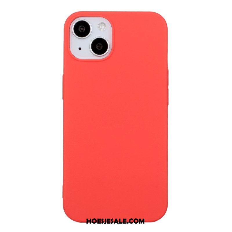 Hoesje voor iPhone 15 Plus Matte Siliconen