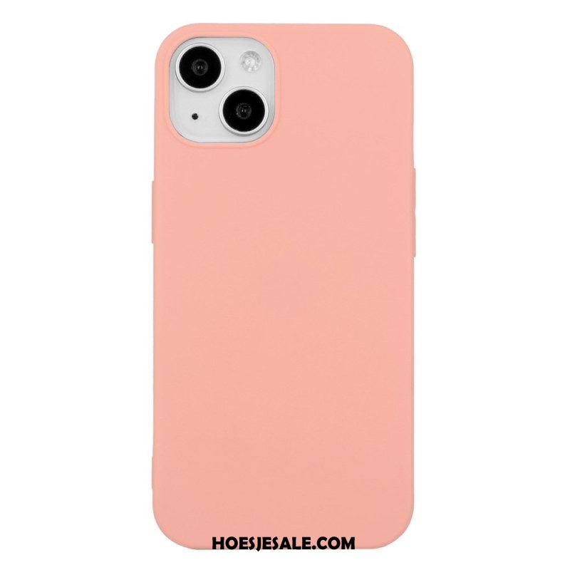 Hoesje voor iPhone 15 Plus Matte Siliconen