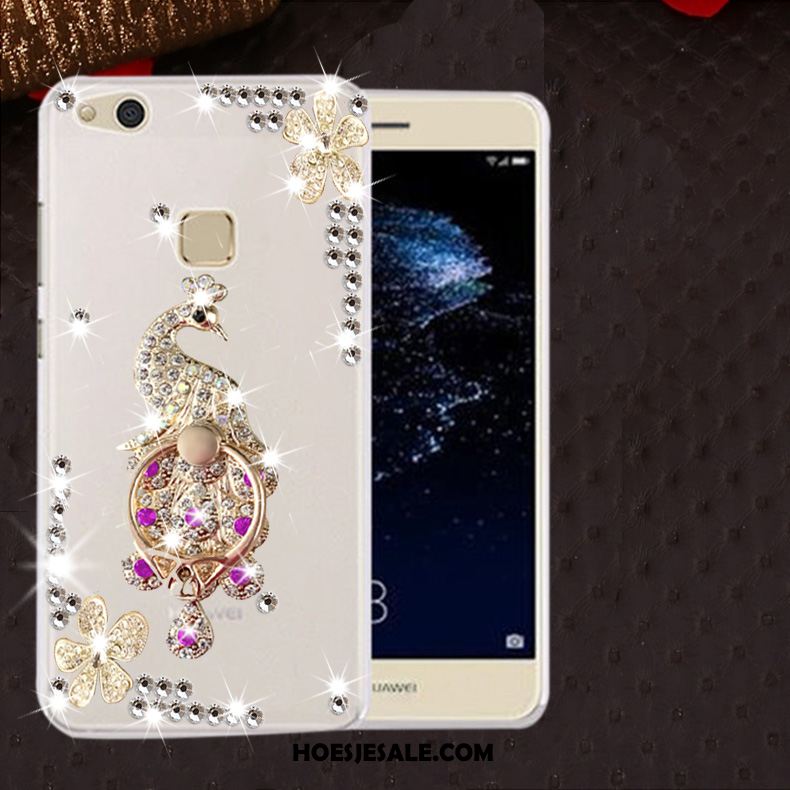 Huawei P10 Lite Hoesje Mobiele Telefoon Doorzichtig Met Strass Hoes Zacht Korting