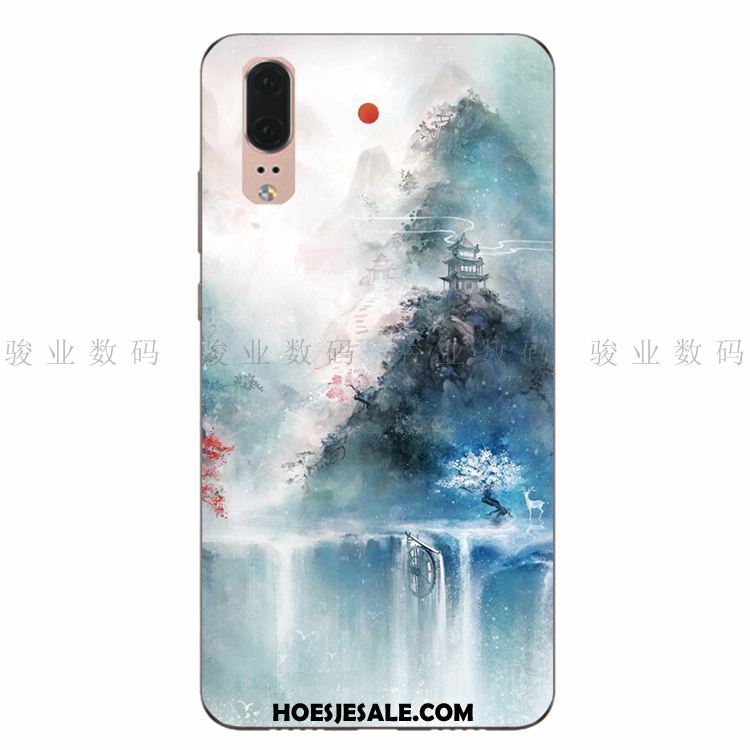 Huawei P20 Hoesje Hoes Jeugd Bescherming Kunst Zacht Goedkoop