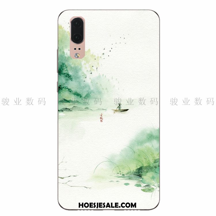 Huawei P20 Hoesje Hoes Jeugd Bescherming Kunst Zacht Goedkoop