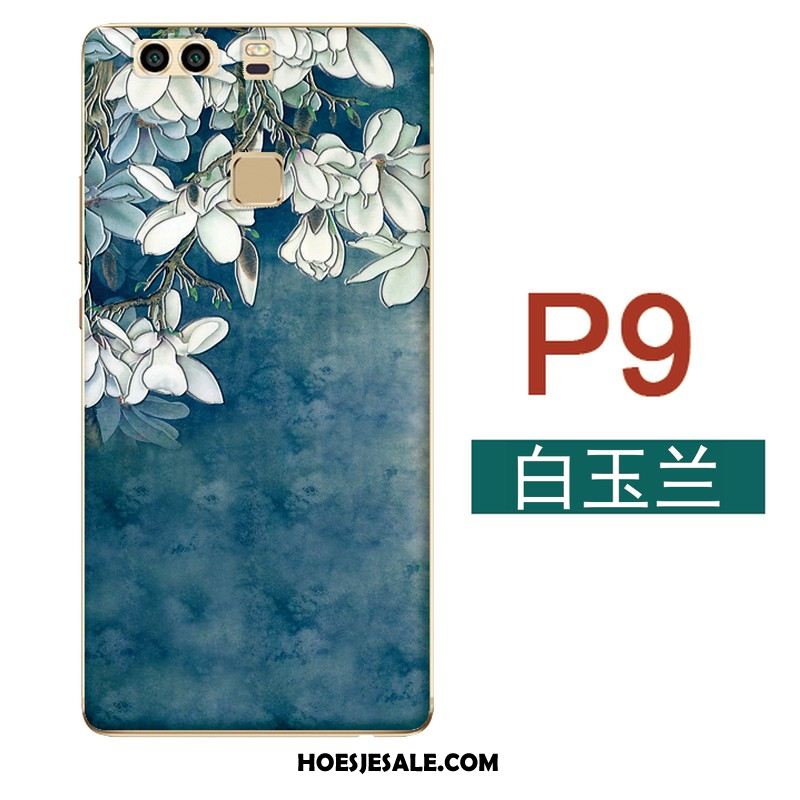 Huawei P9 Hoesje Hoes Groen Vers Reliëf Siliconen Online