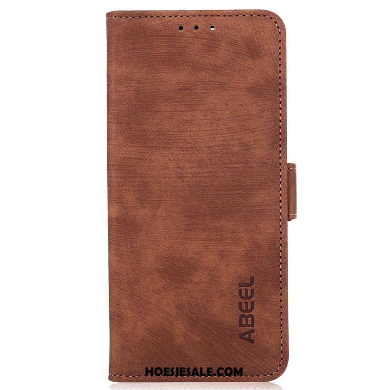 Leren Hoesje Oneplus 12 5g Retro Abeel Bescherming Hoesje