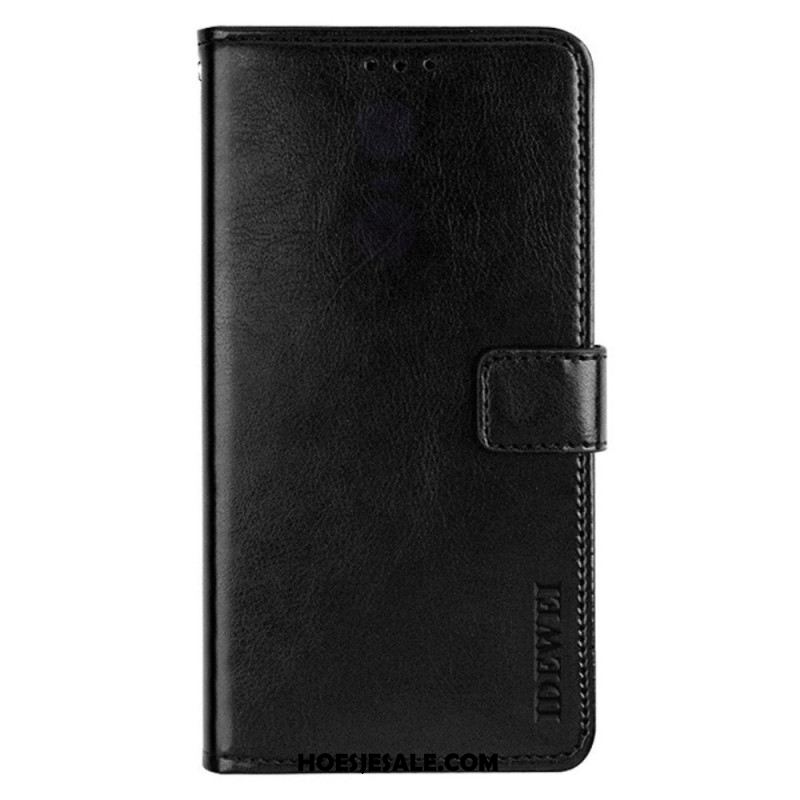 Leren Hoesje Oppo Reno 12 5g Idewei Bescherming Hoesje