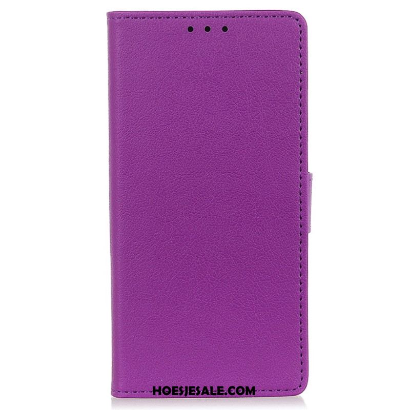 Leren Hoesje Oppo Reno 12 5g Klassiek Bescherming Hoesje