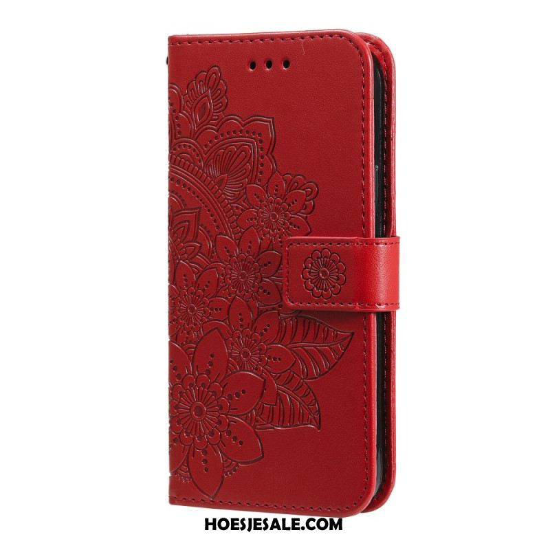 Leren Hoesje Oppo Reno 12f 5g Mandala-print Bescherming Hoesje