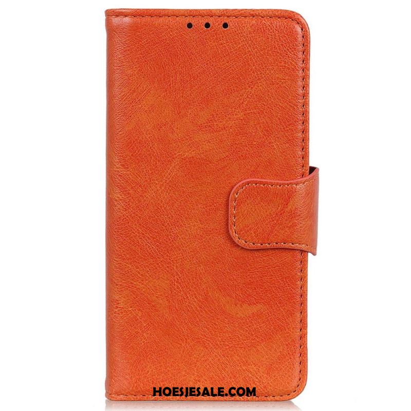 Leren Hoesje Samsung Galaxy S24 Fe Nappatextuur Bescherming Hoesje