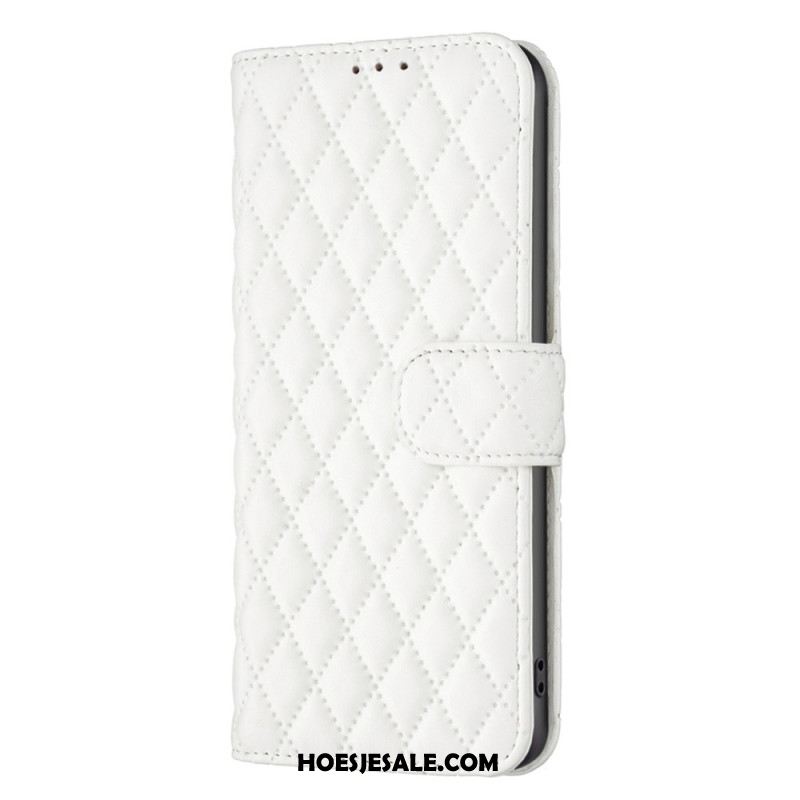 Leren Hoesje Samsung Galaxy S24 Ultra 5g Binfen Kleur Bescherming Hoesje