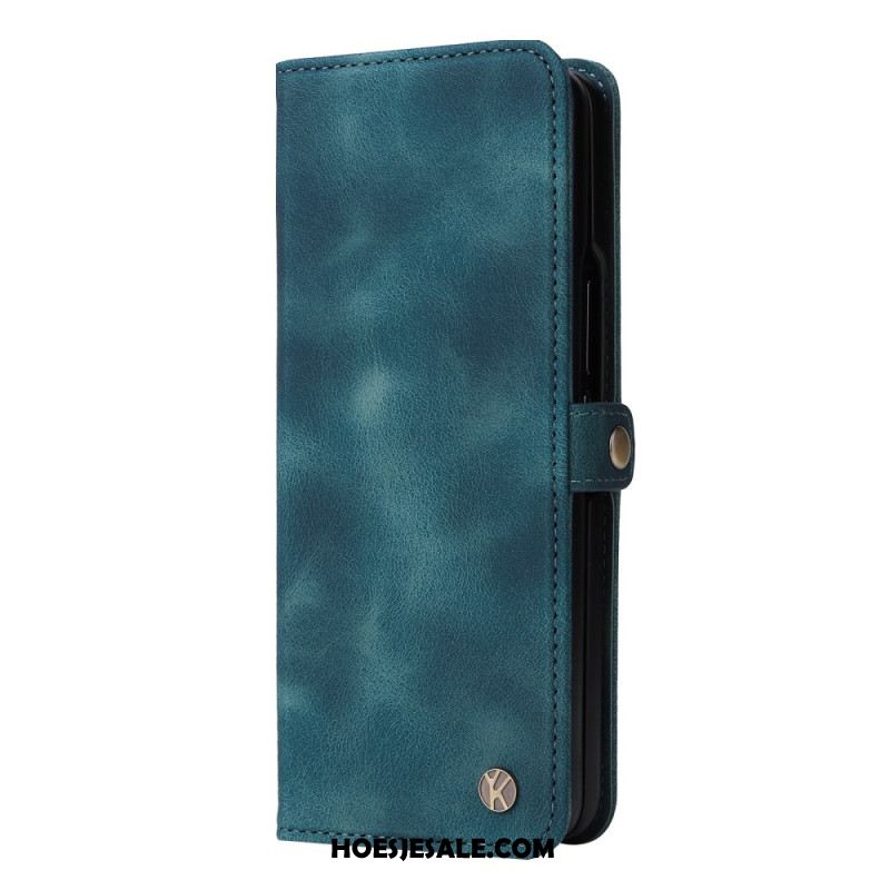 Leren Hoesje Samsung Galaxy Z Fold 6 Vintage Yikatu