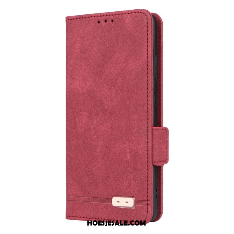 Leren Hoesje Voor Oneplus 12r Retrostijl