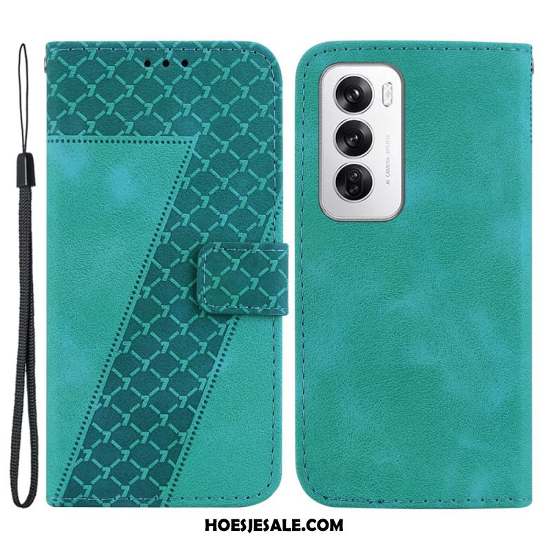 Leren Hoesje Voor Oppo Reno 12 5g Uitvoering 7