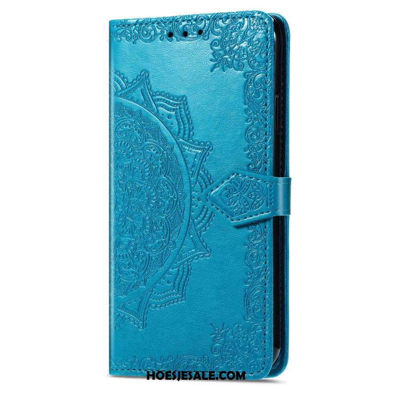 Leren Hoesje Voor Samsung Galaxy A16 5g Barokke Mandala