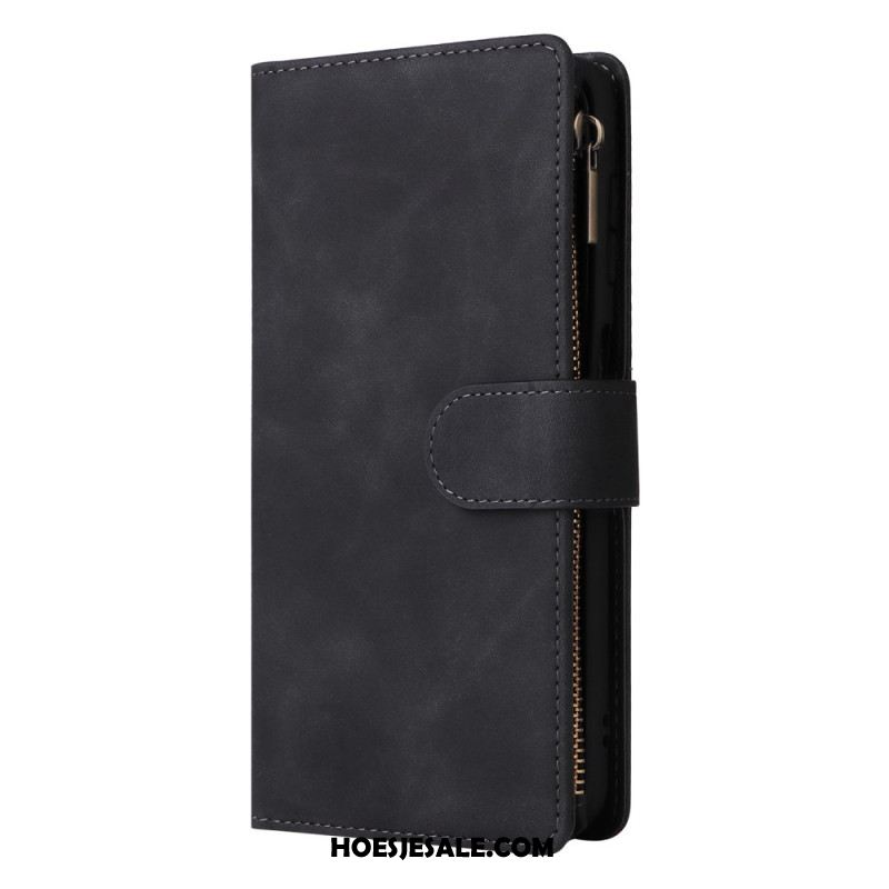 Leren Hoesje Voor Samsung Galaxy S24 Fe Leren Designer Portemonnee