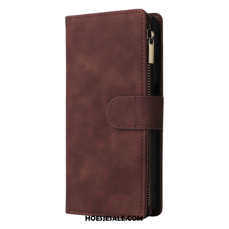 Leren Hoesje Voor Samsung Galaxy S24 Fe Leren Designer Portemonnee