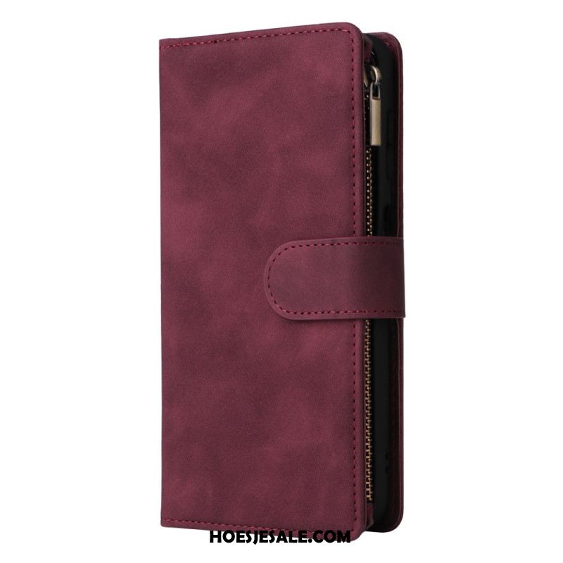 Leren Hoesje Voor Samsung Galaxy S24 Fe Leren Designer Portemonnee