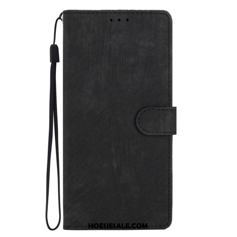 Leren Hoesje Voor Samsung Galaxy S24 Plus 5g Leren Bandstijl