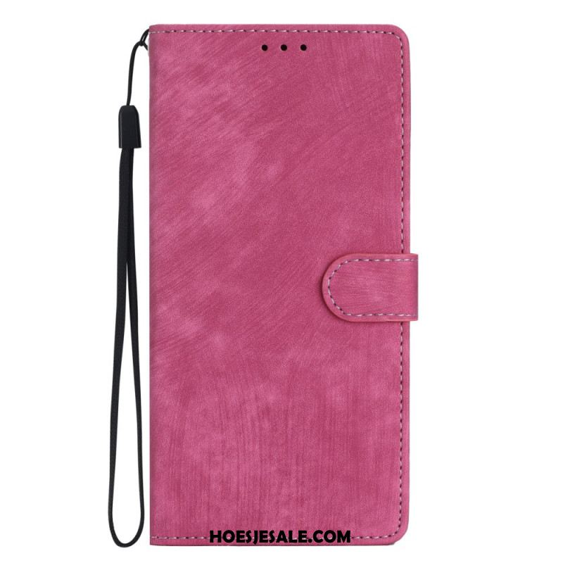 Leren Hoesje Voor Samsung Galaxy S24 Plus 5g Leren Bandstijl