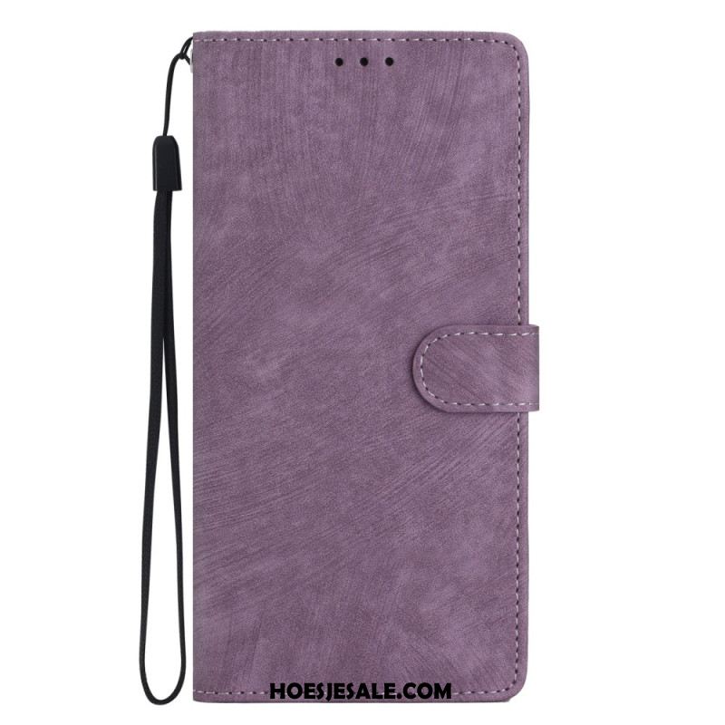 Leren Hoesje Voor Samsung Galaxy S24 Plus 5g Leren Bandstijl