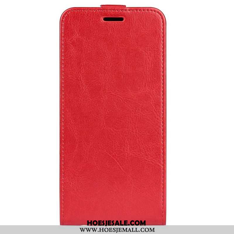 Leren Hoesje Voor Samsung Galaxy S24 Plus 5g Verticale Klep