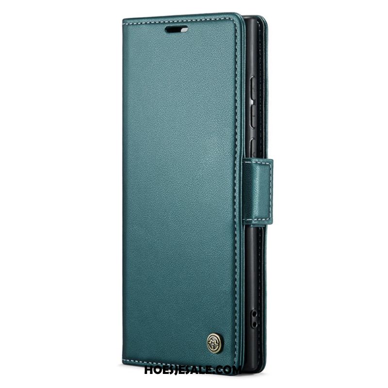 Leren Hoesje Voor Samsung Galaxy S24 Ultra 5g Caseme Litchi-textuur