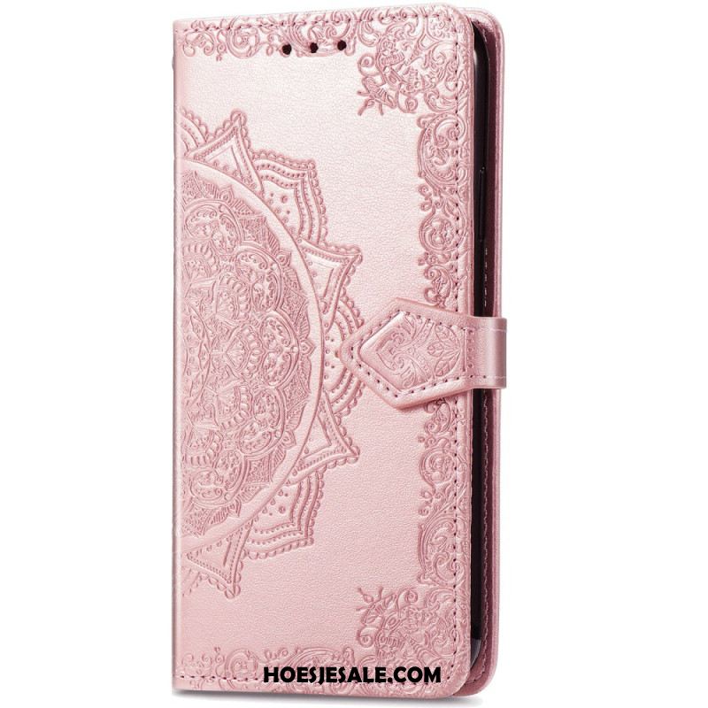 Leren Hoesje Voor Xiaomi 14t Pro Barokke Mandala