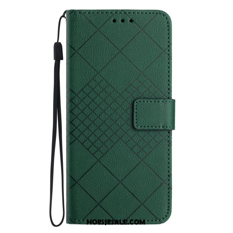 Leren Hoesje Voor Xiaomi 14t Pro Diamanten