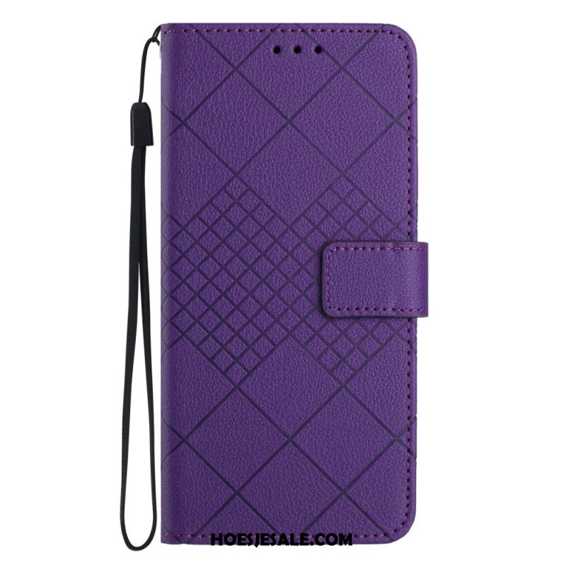 Leren Hoesje Voor Xiaomi 14t Pro Diamanten