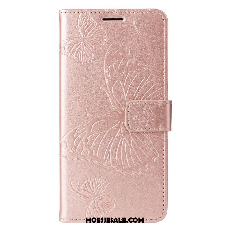 Leren Hoesje Voor Xiaomi 14t Pro Reuzevlinders