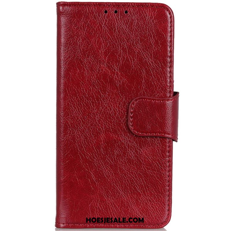 Leren Hoesje Voor Xiaomi Redmi Note 13 Pro 4g Splitnappaleer