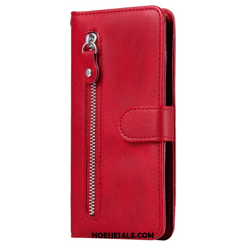 Leren Hoesje Voor Xiaomi Redmi Note 13 Pro 5g Portemonnee Vooraan