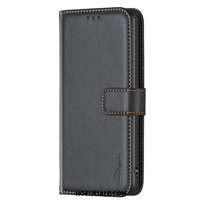 Leren Hoesje Voor iPhone 16 Pro Portemonnee-etui Met Klep