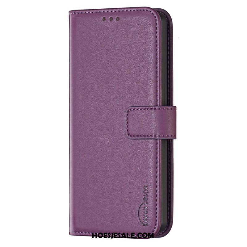 Leren Hoesje Voor iPhone 16 Pro Portemonnee-etui Met Klep