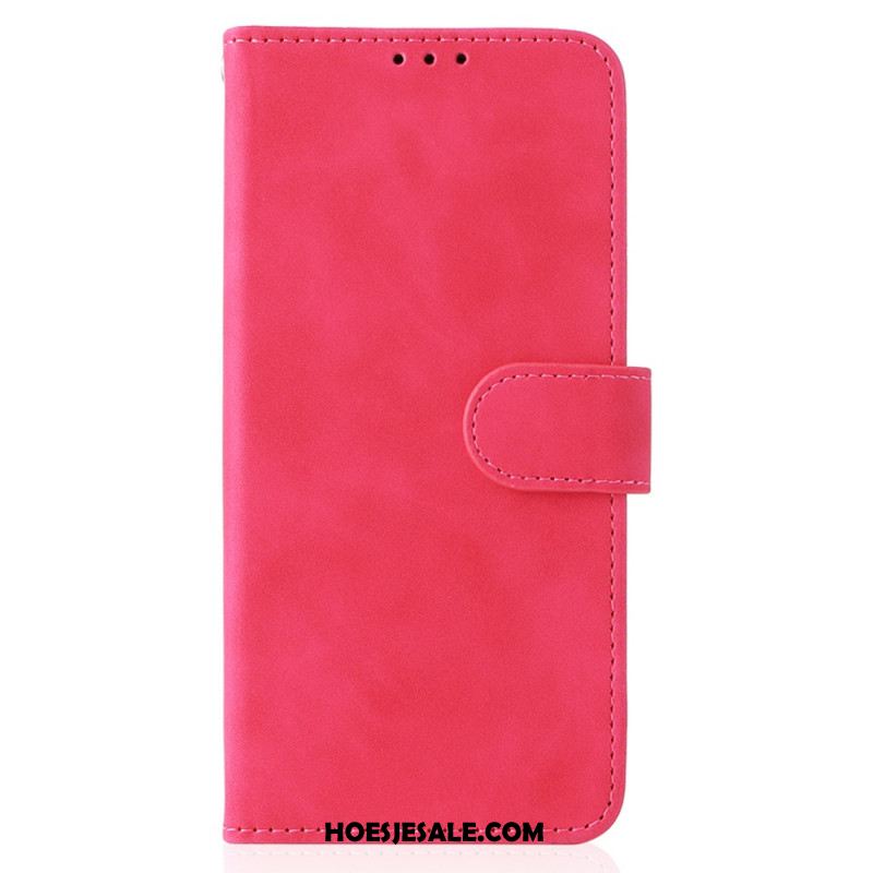 Leren Hoesje Xiaomi 14 Pro Suède-effect Bescherming Hoesje