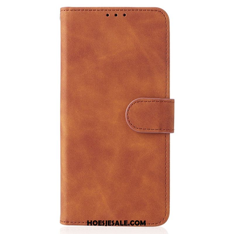 Leren Hoesje Xiaomi 14 Pro Suède-effect Bescherming Hoesje