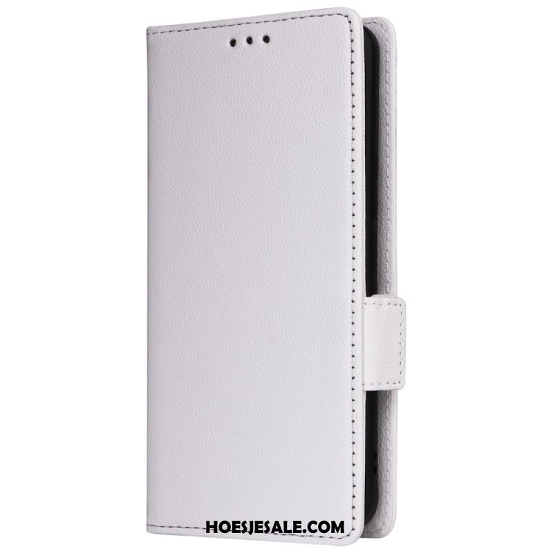 Leren Hoesje Xiaomi 14 Ultra Dubbele Riemsluiting Bescherming Hoesje