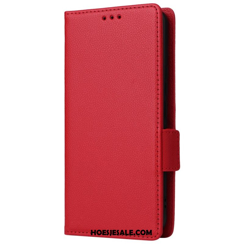 Leren Hoesje Xiaomi 14 Ultra Dubbele Riemsluiting Bescherming Hoesje