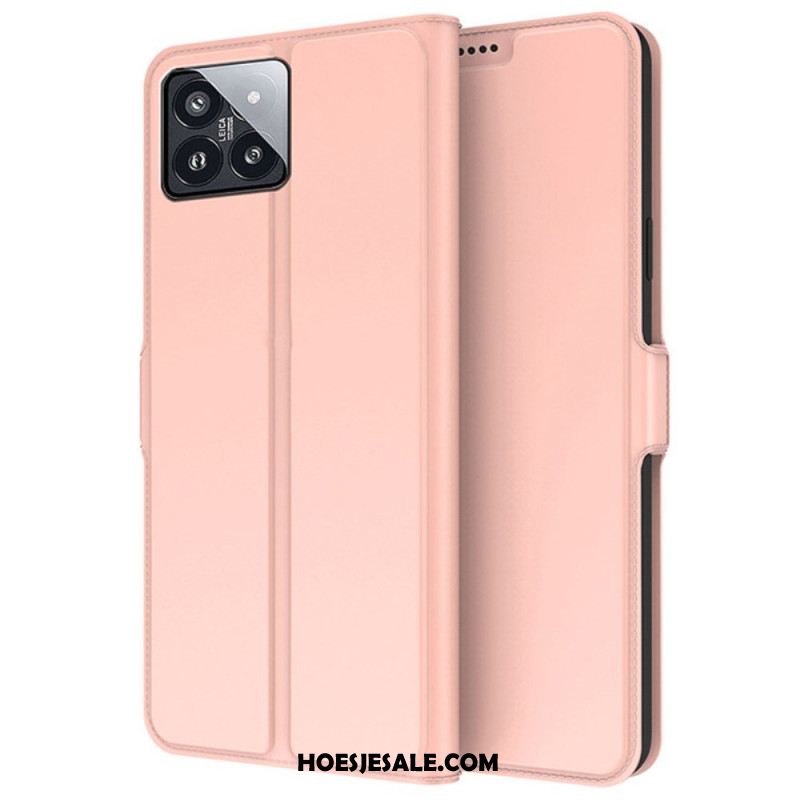 Leren Hoesje Xiaomi 14 Ultrafijn Bescherming Hoesje