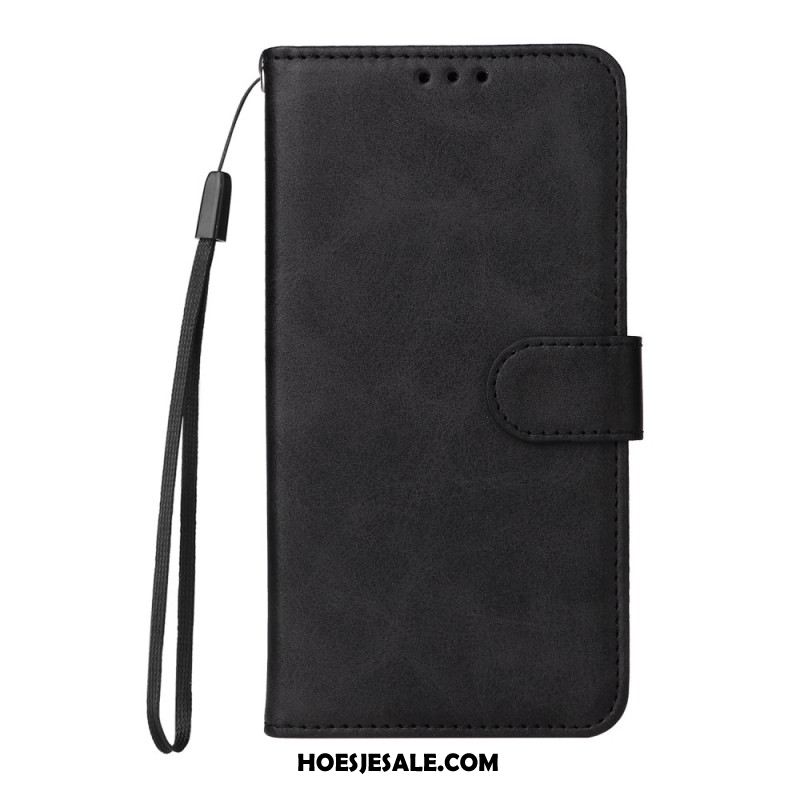 Leren Hoesje Xiaomi 14t Ledereffect Met Riem