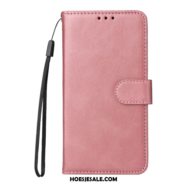 Leren Hoesje Xiaomi 14t Ledereffect Met Riem