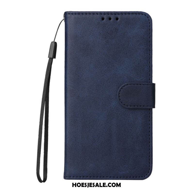 Leren Hoesje Xiaomi 14t Ledereffect Met Riem