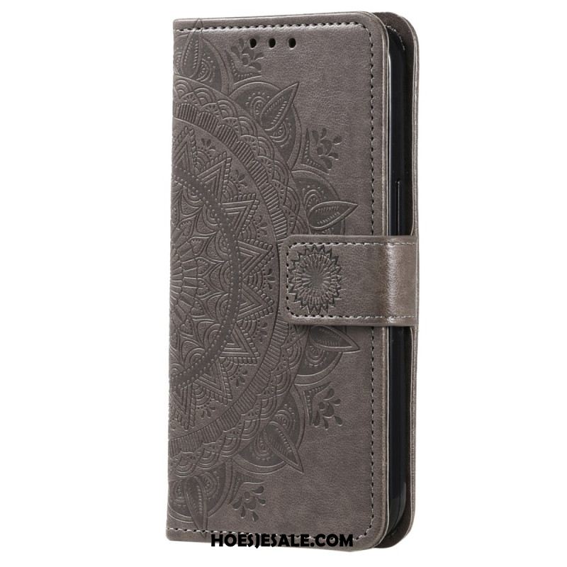 Leren Hoesje Xiaomi 14t Mandala Zon