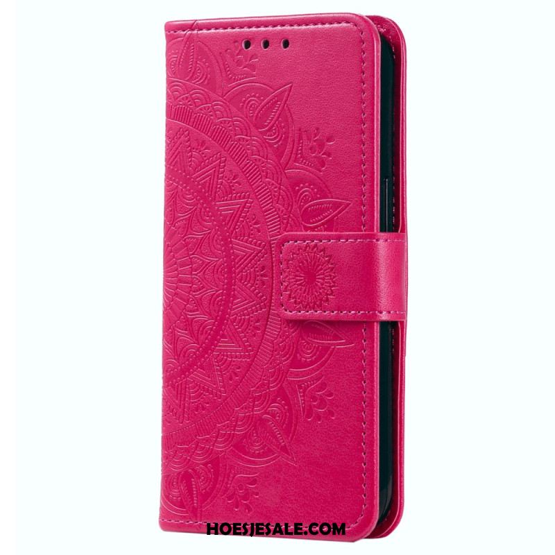 Leren Hoesje Xiaomi 14t Mandala Zon